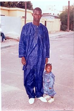 moi et ma fille le jour de la tabaski